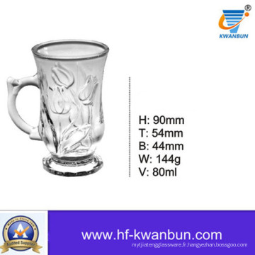 Tasse de verre à bière en verre à boire pour verrerie de bière Kb-Hn0337